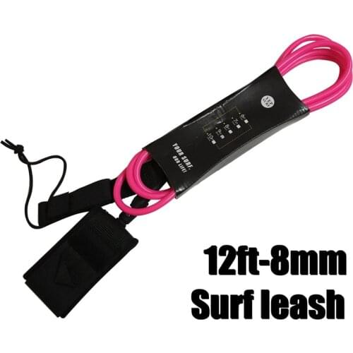 Surfboards Leash 12ft 8mm Length Sports Surfboard Leash Surf Leash Laisse Surf water sport