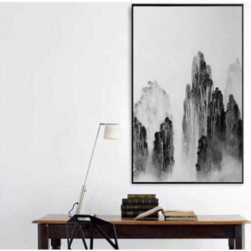 Hand Painted Watercolor Deer Paintings Wall Painting Picture on Canvas Abstract Decor Animals Modern Oil Painting Hang Pictures