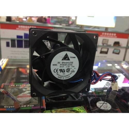 Brand new DELTA 8CM 12V 3.30A PFB0812DHE 8038 cooling fan