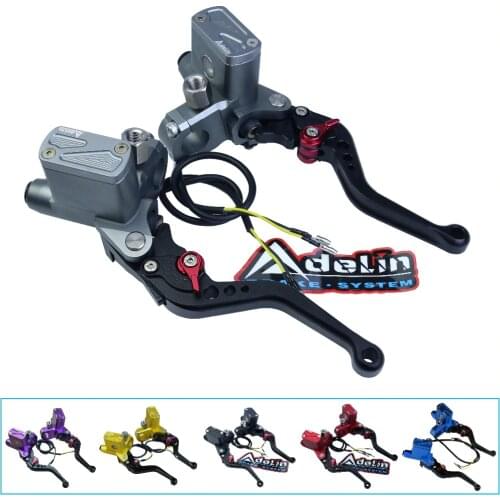 Universal motorbike cnc Adelin PX6 motorcycle brake clutch pump master cylinder lever handle For Yamaha Kawasaki Suzuki