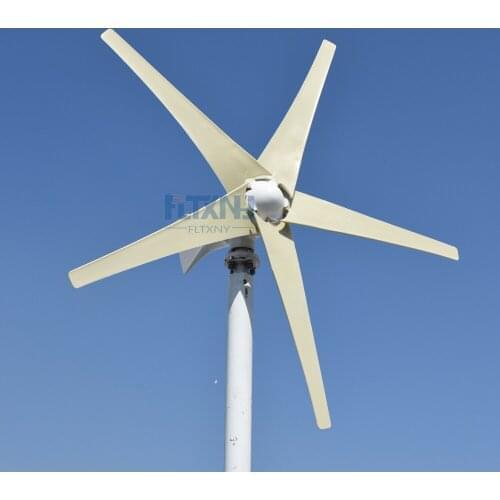 FREE energy 400/ 500/600w 3/5 blades wind power generator three phase AC 12v 24v 48v wind turbine with MPPT wind controller