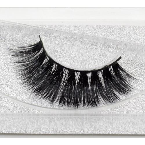 Visofree 3D Real Mink lashes Invisible band lashes Hand Made Full Strip lashes Thick winged lashes transparent band ciliosos A14