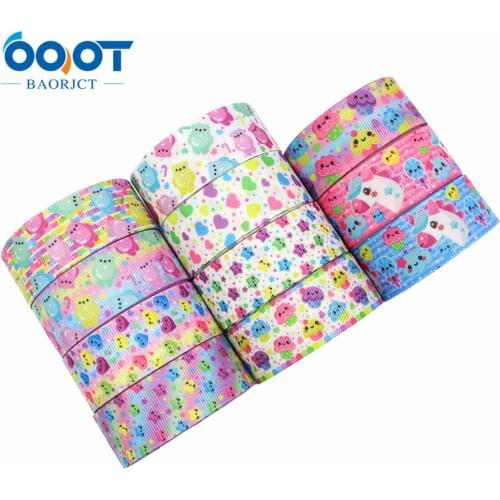 1'' cute cartoon ribbon,10yards/lot DIY handmade bow Festival Gift Packaging Party birthday wedding gift L-20620-579