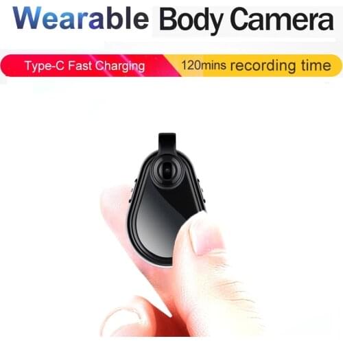 1080P HD Wearable MINI Camera Small keychain Necklace Pendant Camera DV DVR Video Recorder Portable Sports Camcorder