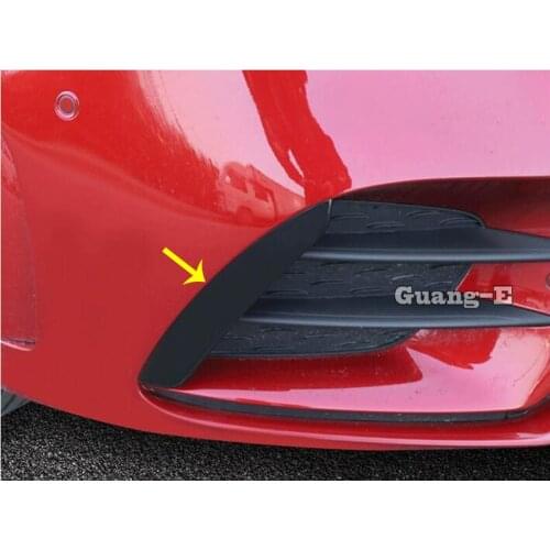 For Mercedes Benz A Class W177 A180 A200 A250 2019 2020 Car Cover Fog Light Eyebrow Lamp Head Front Forward Trim Stick 2pcs