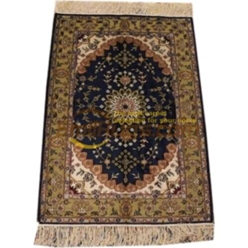 2x3ft handmade persian design carpet silk rugs on sale