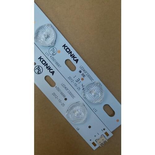 8pcs for konka LED backlight strip for LED39E330CE LED40F3300DC 35016696 35016697 kj390B30 aluminum
