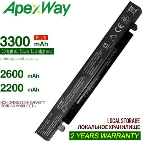 ApexWay A41-X550A A41-X550 laptop battery for Asus A450 X550L A550 a41 x550a F550 F552 X450 X550 X550A X550CA X550C K550 P450