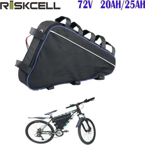 No taxes Batería 72v 20ah Triangle ebike lithium ion battery pack 72v 3000w electric bike battery e bike battery 72v