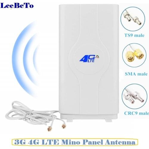 High Gain 4G LTE Antenna Dual Mimo Long Range Network Antenna for WiFi Router/Mobile Broadband/Hotspot Amplifier