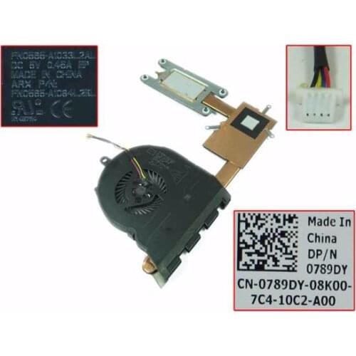 AT1PJ002RC0 FN0565-A1033L2AL Inspiron 15 5000 DC 5V 0.45A 4-wire Heatsink Fan