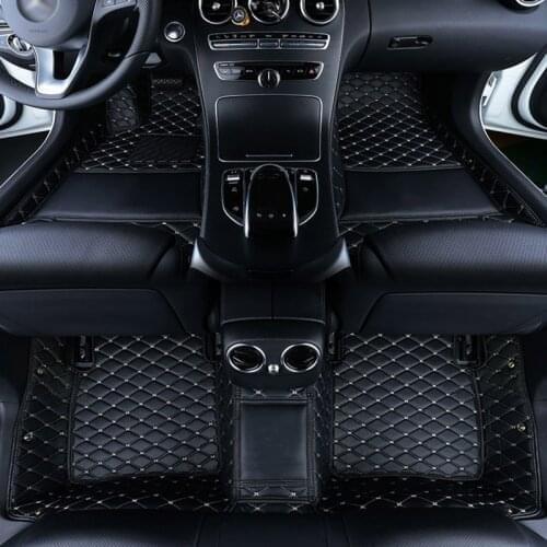 Usustom LOGO Car Floor Mat for ALFA ROMEO Giulia Mito Stelvio GT Giulietta car Accessories Rugs