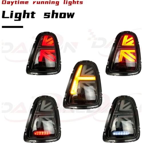 2PCS Car LED Tail Light for BMW Mini Cooper R55 R56 R57 R58 R59 LED Taillight 2011-2013 LED Brake Light Reverse Lights 2007-2010