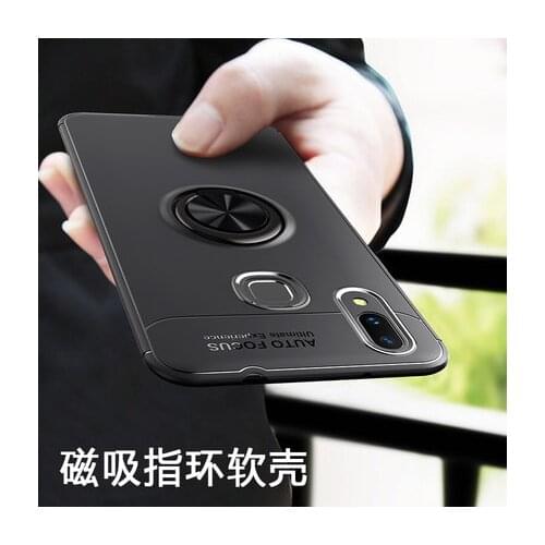 For Huawei Nova 3 Case Luxury Soft Silicone With Stand Ring Shockproof Protective Back Cover cases for huawei nova3 phone shell