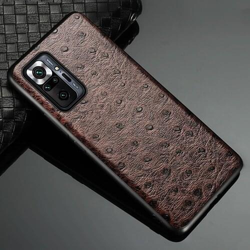 Genuine Leather Case for Xiaomi Redmi Note 10 Pro Note 9 8 Pro 9S 7 Cover For Mi 11 10 Ultra 9T 10T Lite 9 Poco X3 Pro NFC F3 M3