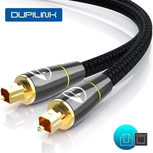 Digital Optical Audio Cable Toslink 5.1 SPDIF Fiber For DVD Xbox 360 Blu-ray CD Speaker Wire Soundbar Wire 1m 1.5m 2m 3m 5m 10m