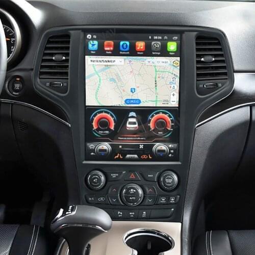 For jeep grand cherokee 2014 2015 2016 2017 car radio gps navigation multimedia tape recorder vertical screen 12.1 inch