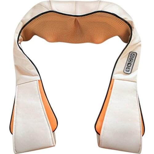 Electrical Massage Shiatsu Back Shoulder Body Neck Massager Multifunctional Shawl Infrared Heated Kneading Car/Home Massager