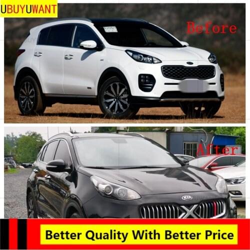 EPFBSQP For 2016-2019 KIA Sportage QL 4th Gen MK4 KX5 COVERS FRONT BUMPER ABS MODIFIED GRILL GRILLS FIT For KX5 AUTO GRILLE