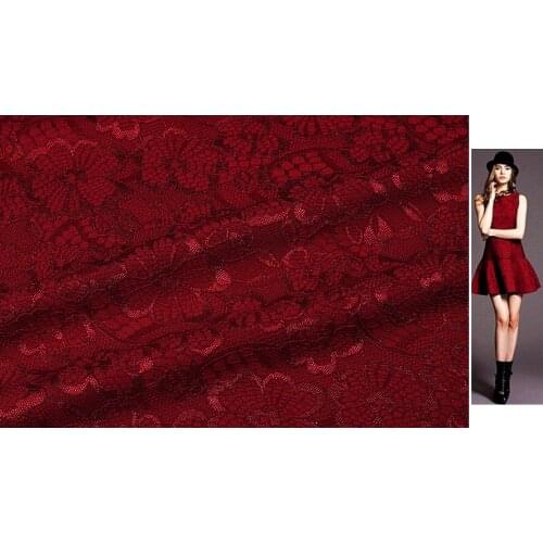 European Style Double Layer Composite Lace Fabrics Velvet dress african fabric tissus au metre tecido pour patchwork wax kinder