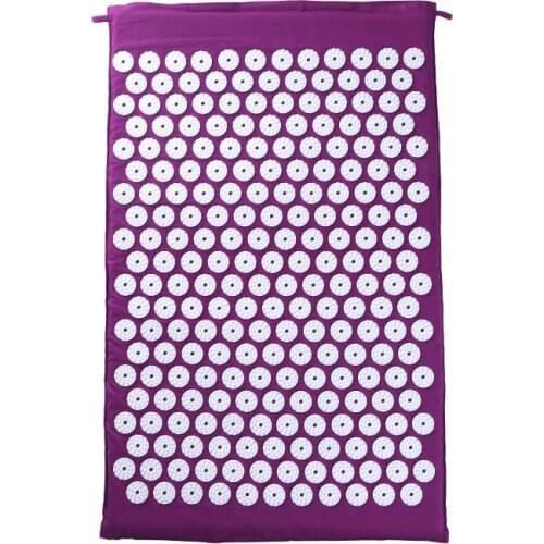Purple Yoga Mat Massager Massage cushion Acupressure Mat Relieve Stress Pain Acupuncture Spike Yoga Mat pin pad/yoga mat