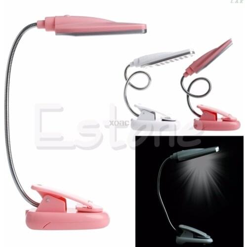 Flexible USB 28 LED Lamp Book Lights Clip-on Beside Bed Table Desk Reading Book Lamp M12 dropship