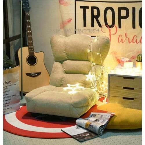 Lazy Sofa Tatami Sofa Bed Foldable Cushion Backrest Lazy Chair Single Balcony Bay Window Lounge Chair