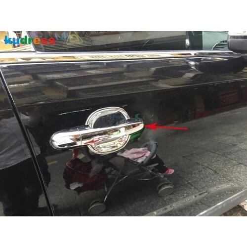 For KIA Sorento 2010 2011 2012 2013 2014 2nd Ge ABS Chrome Side Door Handle Cover Trim Car Styling Accessories with 4 holes