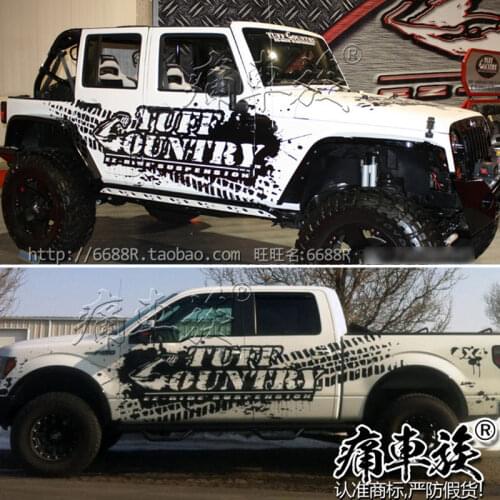 Car sticker For Jeep Wrangler body appearance decoration modified Wrangler body sticker modification