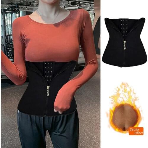 Neoprene Waist Trainer Thermo Sweat Waist Trainer Corset Tummy Body Shaper Slim Belt for Women Modeling Strap Trimmer Girdles