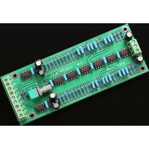 Latest Linkwitz-Riley filter frequency divider 2.0 channel electronic two-way HiFi audio finished board (crossover point 3.5kHz)