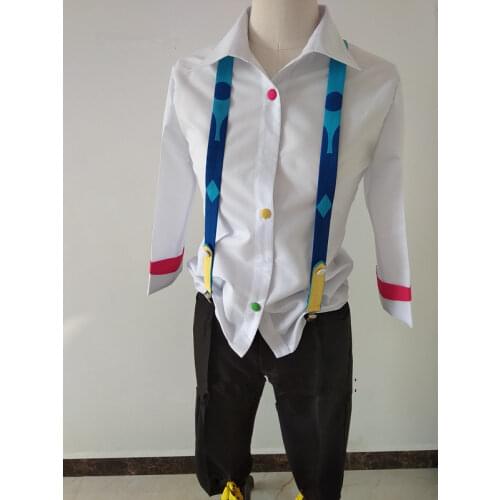 Tokyo Ghoul Cartoon Anime cosplay JUZO SUZUYA REI Halloween Man Woman S-2XL Costume Top+pants+straps+shoes+leggings+card+sticker