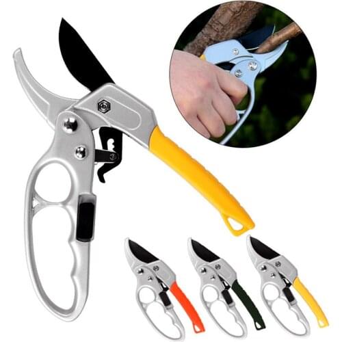 Durable Pruning Shears Garden Bonsai Tools Flower Cutter Labor Saving Carbon Steel Scissors Gardening Plant Sharp Branch Pruners
