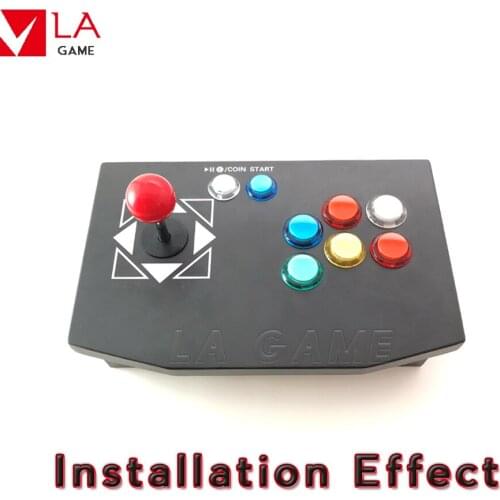 Transparent 10 pcs arcade button 30mm snap in no led rasberry pi 4 diy arcade kit for arcade machine Sanwa OBSF30 button