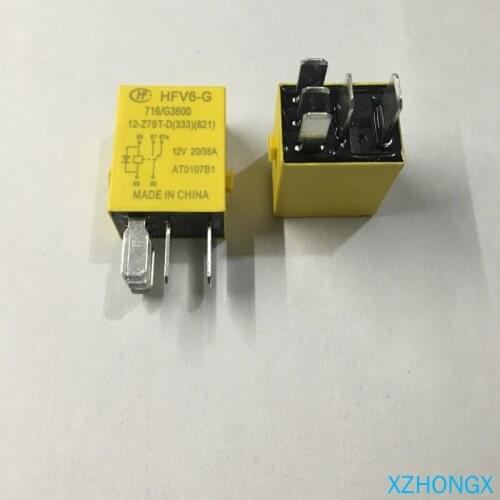 12V relay HFV6-G 12-Z7ST-D HFV6G12Z7STD HFV6 G 12 Z7ST D HFV6-G-12-Z7ST-D 12VDC 35A 5PIN
