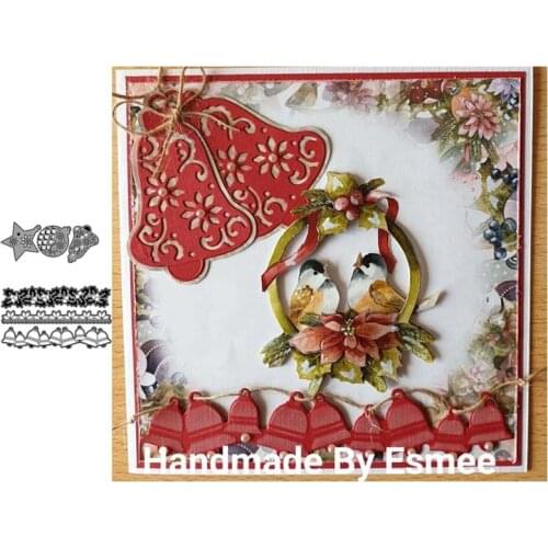 Christmas bell Metal Cutting Dies for Craft Dies Scrapbooking Paper Photo Album Crafts Embossing New Dies