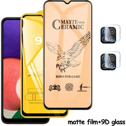 Matte 9D Ceramic Glass for samsung galaxy a22 5g glass samusng a22 a32 a 32 4g ceramic screen protector samsung a 22 mate glass