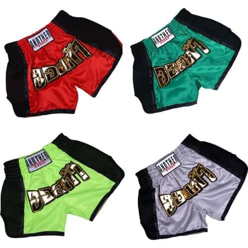 Muay Thai Shorts Loose Boxing Pants Sanda Kickboxing Training Match MMA Man Woman Fight Grappling Sportswear Custom Wholesale