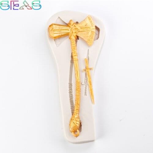 Axe Decorate HandworkBaking Molds Silicone Molds Desserts Tools Fondant Molds Colorful Soft Dessert Molds Resin Molds