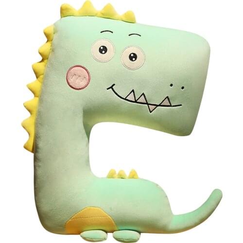 Creative Stuffed Soft Animal Cartoon Pilllow Cushion Cute Dinosaur Plush Toys Funny Neck Pillow Lovely Kids Birthday Gift