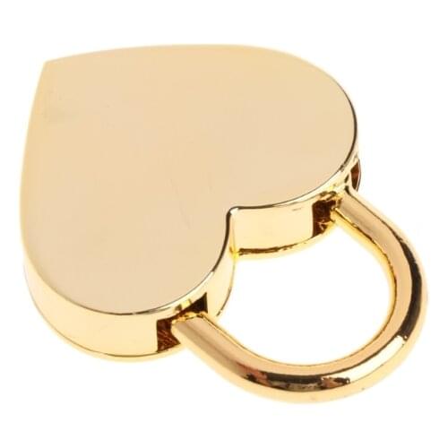 Heart Shape Vintage Old Antique Style Mini Archaize Padlocks Key Lock With key