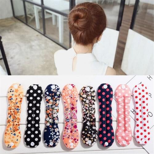 1pc Magic Foam Sponge Clip Bun Curler Hairstyle Twist Maker Tool Dount Twist Hair Accessories Hair Styling Tools