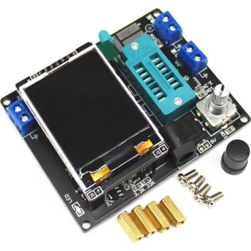 LCD GM328A GM328 Transistor Tester Diode Capacitance ESR Voltage Frequency Meter PWM Square Wave Signal Generator SMT Soldering