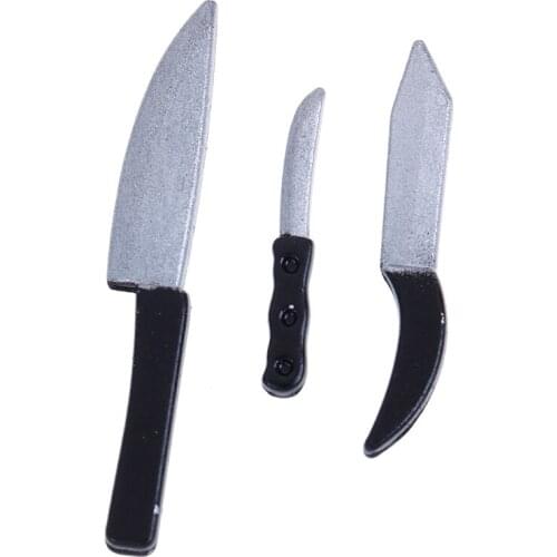 1:12 Miniature Kitchen Breakfast Scene Bread Egg Flour Cake Knife Chopping Block Set doll house Kitchenware Accessories