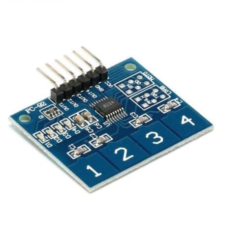1pcs TTP224 4-way 4Channel Capacitive Touch Switch Digital Touch Sensor Module