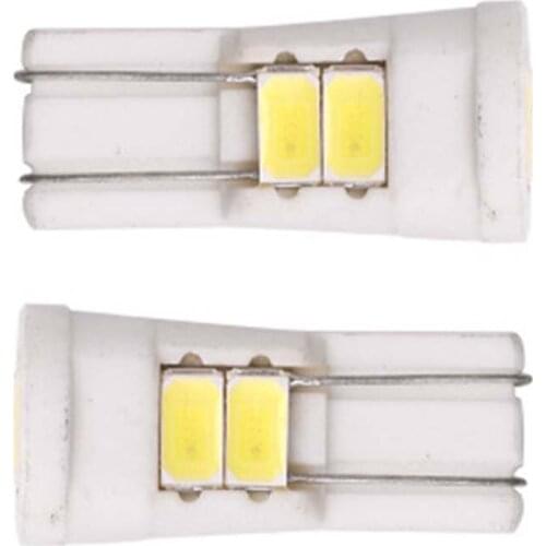100pcs wholesale car led signal Clearance light LED Door Light T10 194 168 5730 5730 Chip Wedge Ceramics Light for auto Styling