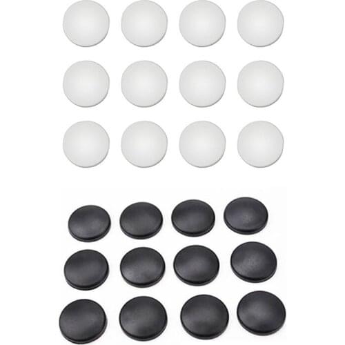 12Pcs New Trim Stickers Practical Cover Car Interior Anti-Rust Cap Door Lock Screw Protector