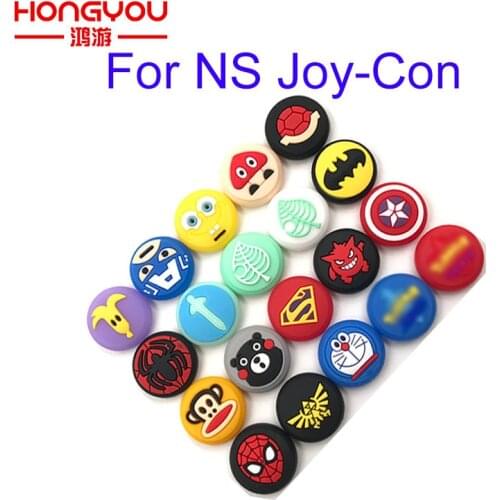 20Pc For NS Switch Lite Joy-Con Controller Gamepad Thumbstick Case Animal Crossing Tree Leaf Thumb Stick Grip Cap Joystick Cover