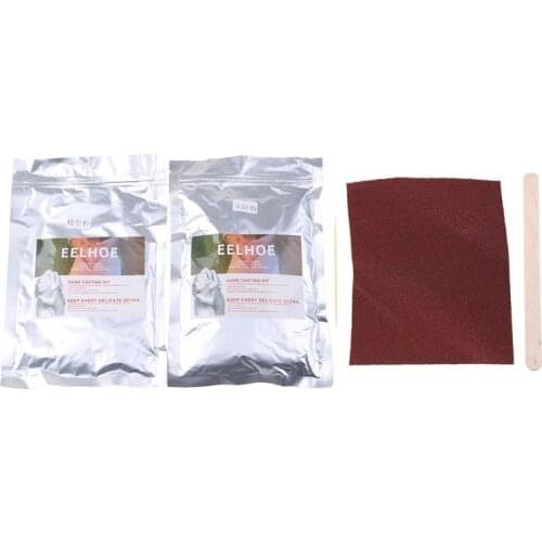 E7CB 4 Optional Model Clone Powder Anniversary Memorial Statue Set Crafts Powder for DIY Hands Plaster Statue Molding