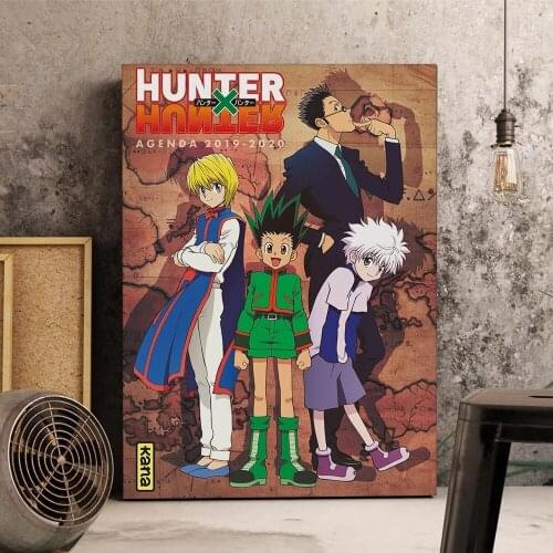Home Decor Canvas Painting Japanese Anime Full-time Hunter Pictures Wall Art Prints Modular Poster For Living Room No Framework